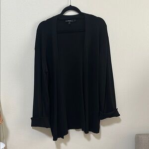 Theory Black Open-Front Jacket